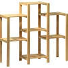dobar Blumenregal 7-flächig 87 x 97 x 31 cm braun