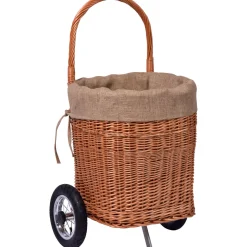 dobar Kaminholzwagen 44 x 93 x 40 cm braun