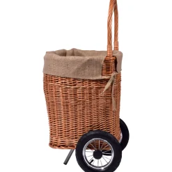 dobar Kaminholzwagen 44 x 93 x 40 cm braun