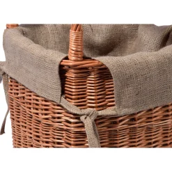dobar Kaminholzwagen 44 x 93 x 40 cm braun