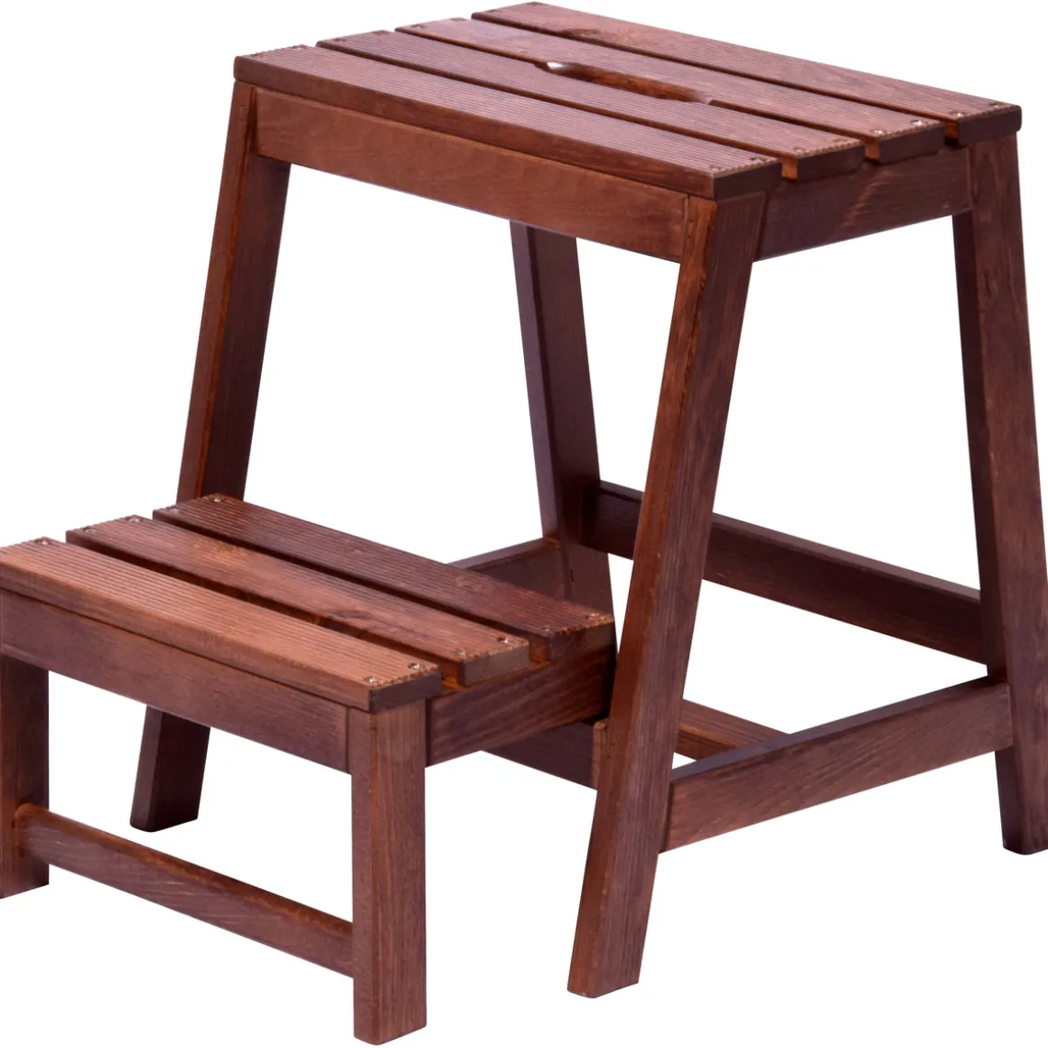 dobar Klapphocker 53/39 x 38 x 45 cm dunkelbraun