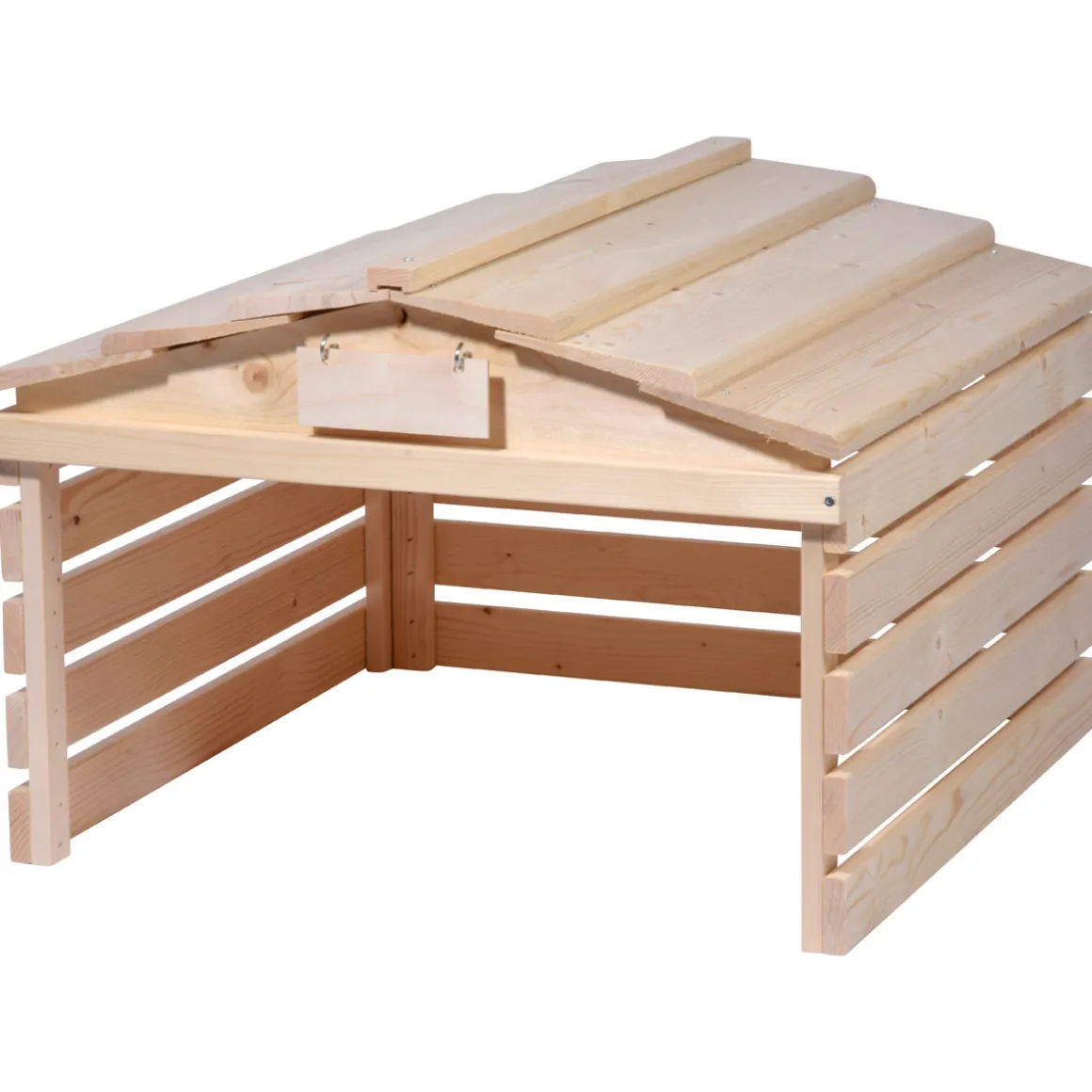 dobar Mährobotergarage 78,5 x 74 x 52,5 cm natur