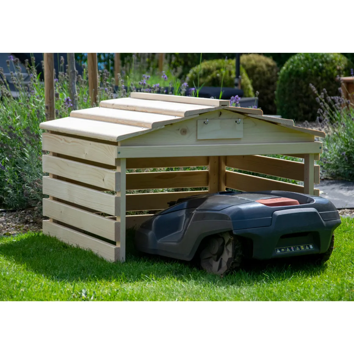 dobar Mährobotergarage 78,5 x 74 x 52,5 cm natur