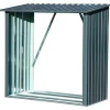 dobar XXL-Kaminholzregal Madera 163 x 154 x 83 cm grau