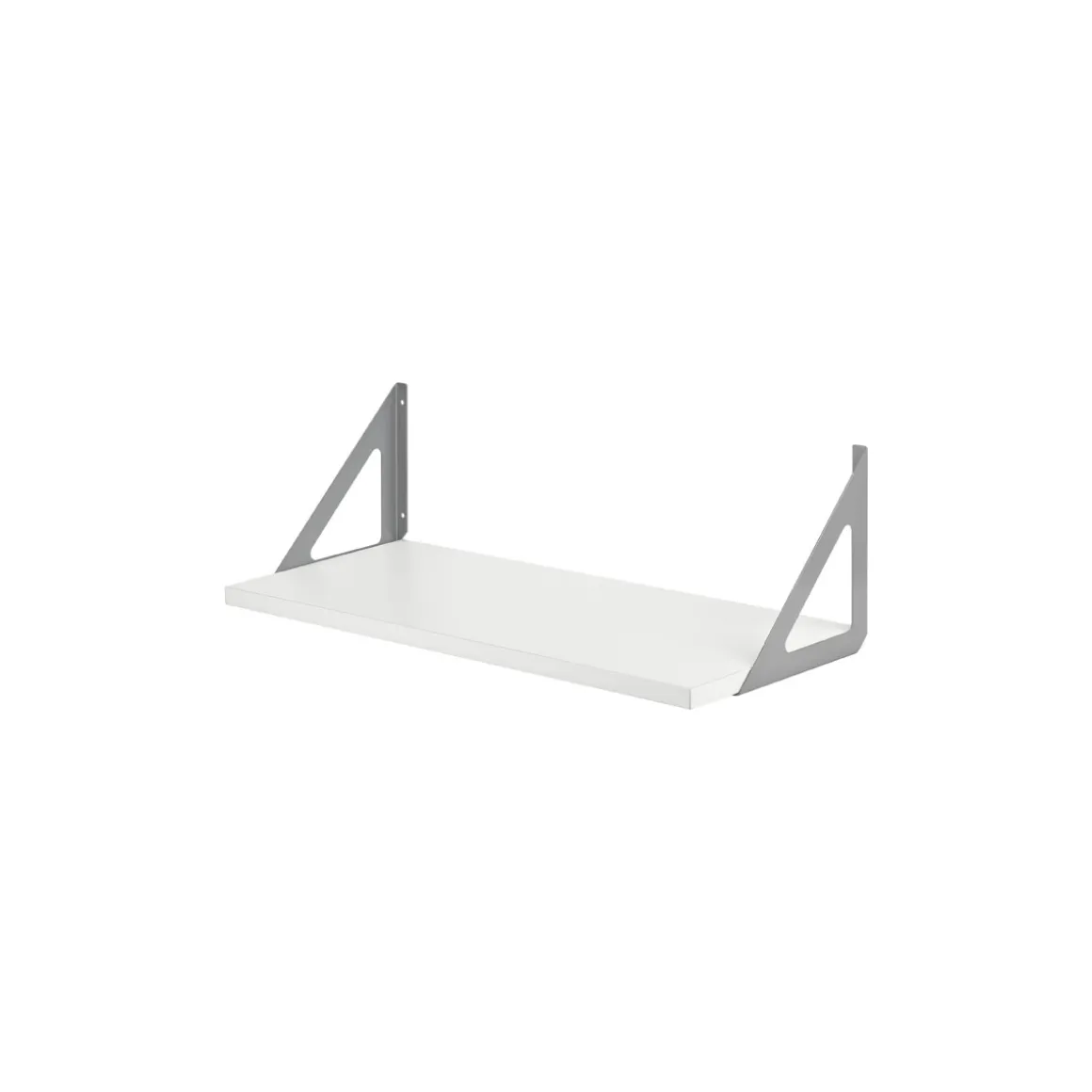 Dolle Regal Lite und Tri weiß/silber 80 x 25,3 x 2 cm