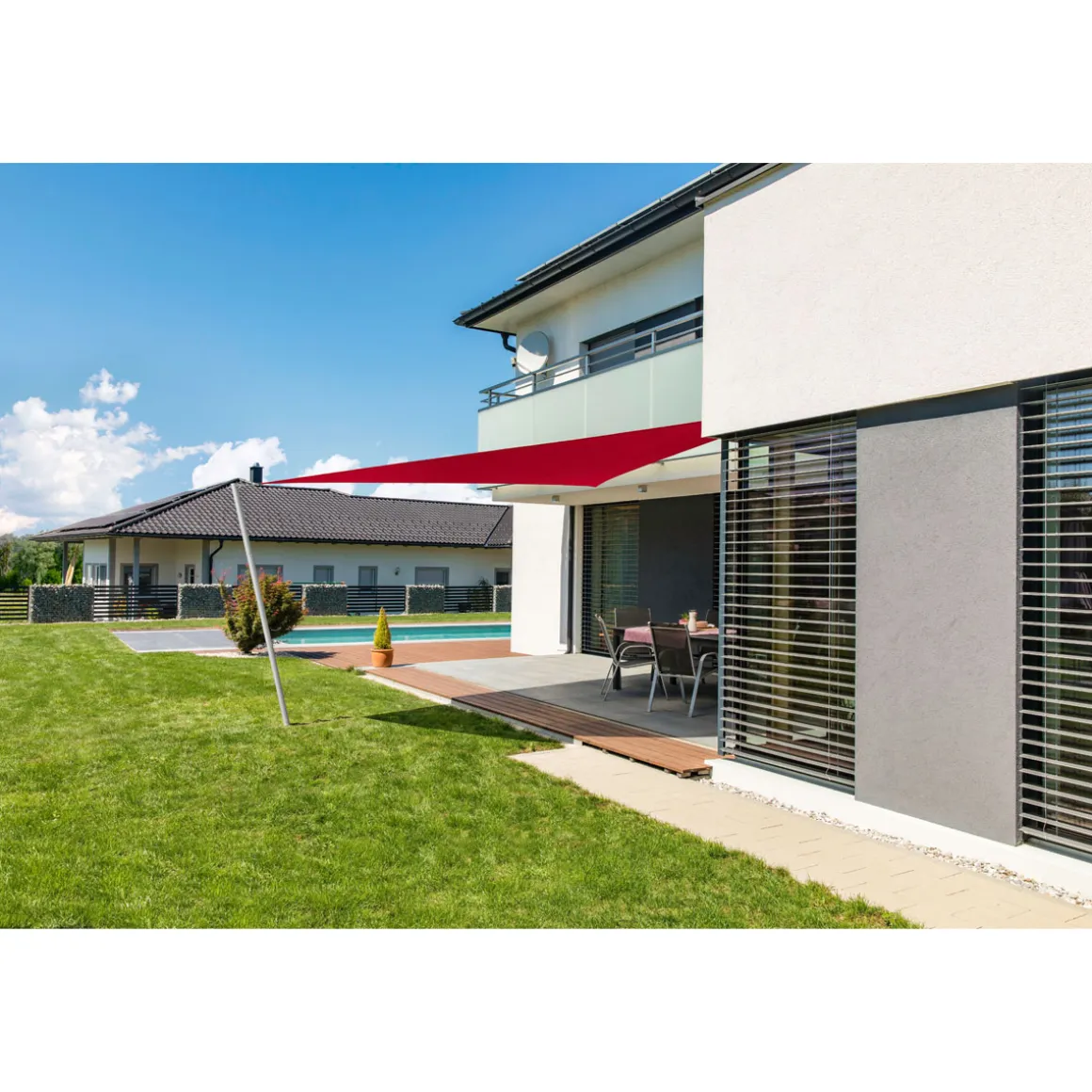 Dreieck-Segel Cannes 3 x 3 x 3 m brick