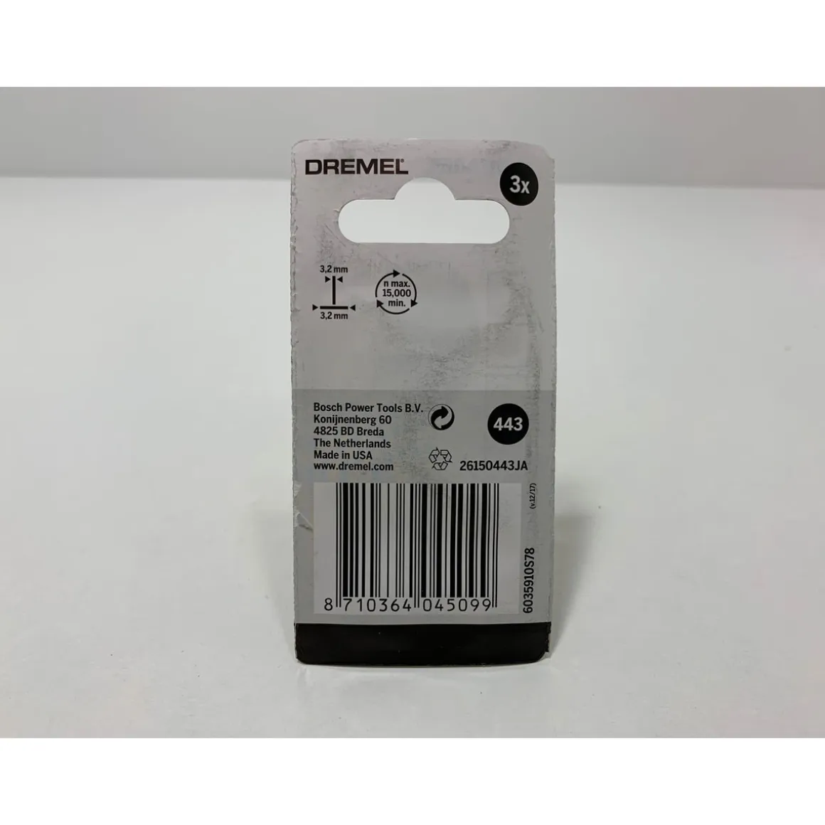 Dremel Stahl-Drahtbürste Durchmesser 3,2 mm 3 Stück