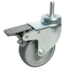 Dörner + Helmer Apparate-Lenkrolle mit Gewindestift-Gleitlager 75 x 25 mm