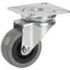 Dörner + Helmer Apparate-Lenkrolle mit Gummireifen 50 x 20 mm