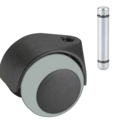 Dörner + Helmer Doppelrolle für empfindliche Böden mit Stift 50 mm