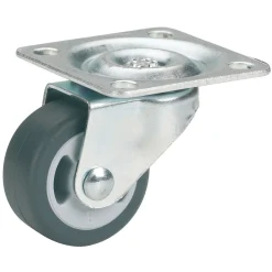 Dörner + Helmer Möbel-Lenkrolle mit Softrad 25 x 13 mm