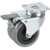 Dörner + Helmer TPE-Doppelrolle mit Totalfeststeller extrem belastbar 75 x 25 mm
