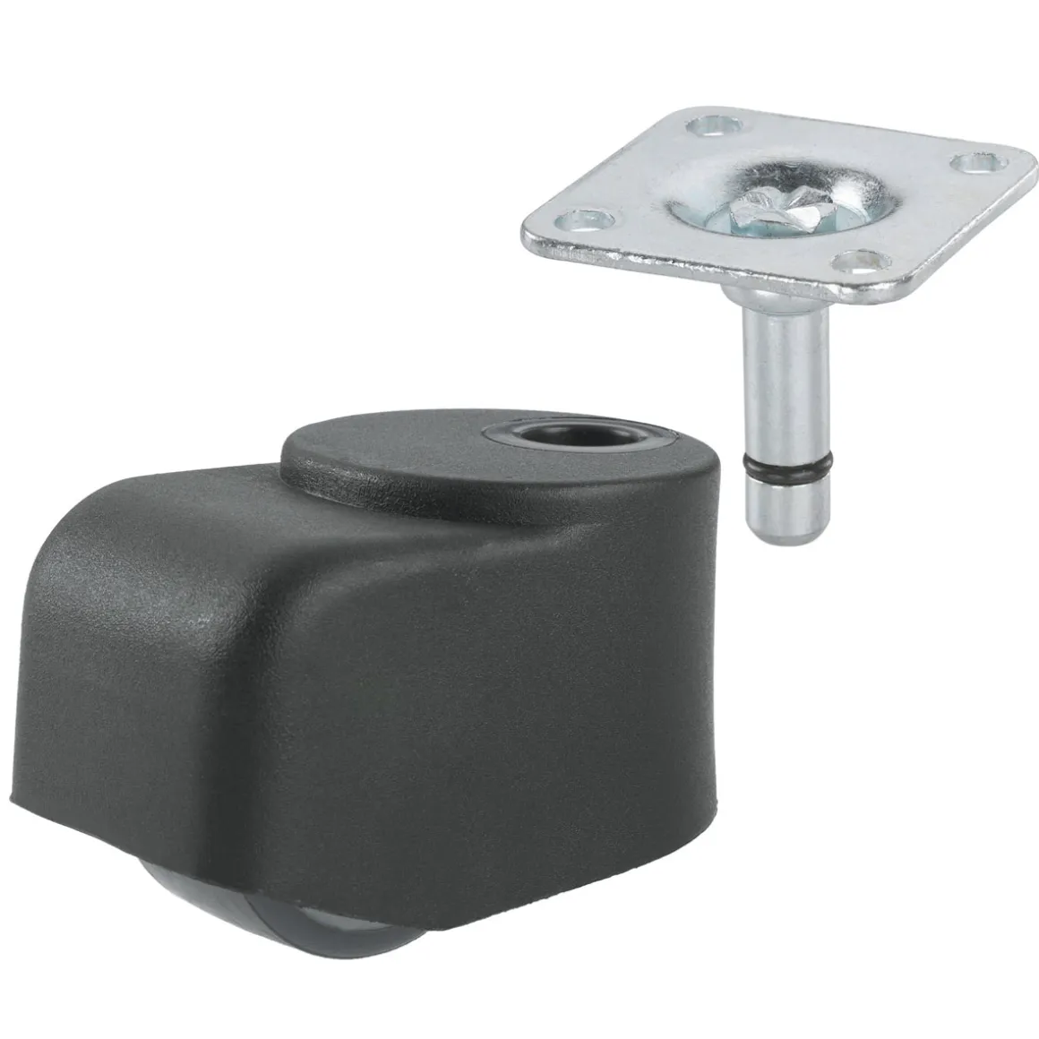 Dörner + Helmer Walzenrolle für empfindliche Böden 38 x 38 mm
