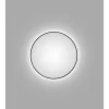 DSK Design LED Lichtspiegel Silver Globo Black Dm 100 cm