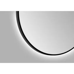DSK Design LED Lichtspiegel Silver Globo Black Dm 100 cm