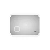 DSK Design LED Lichtspiegel Silver Grace 80 x 60 cm