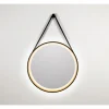 DSK Design LED Lichtspiegel Black Veran LED Dm 55 cm