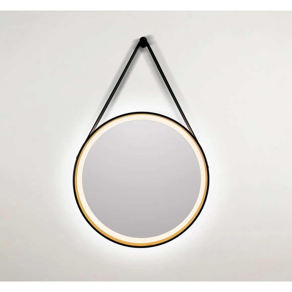 DSK Design LED Lichtspiegel Black Veran LED Dm 55 cm