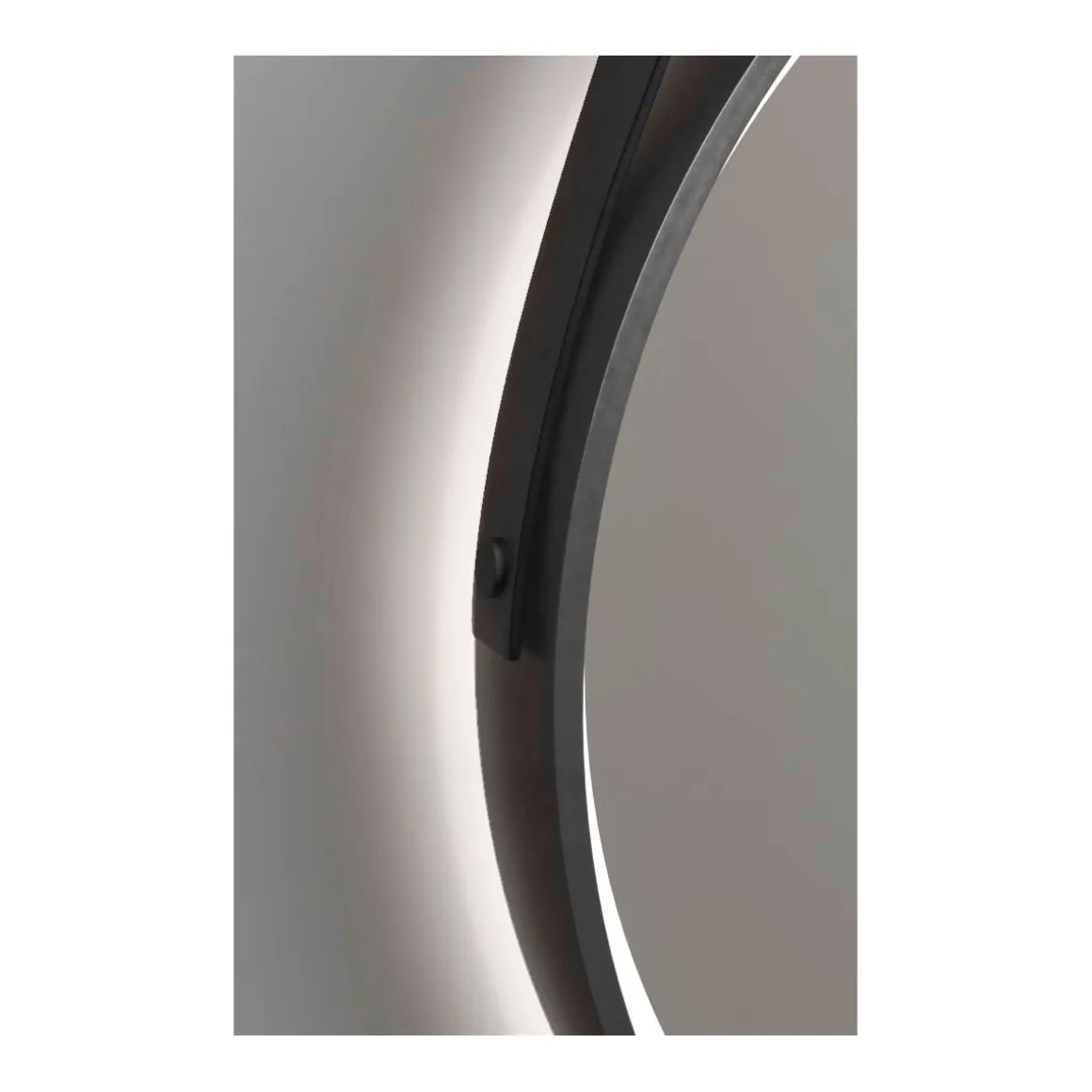 DSK Design LED Lichtspiegel Black Veran LED Dm 55 cm