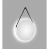 DSK Design LED Lichtspiegel Silver Barbier White Dm 50 cm