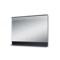 DSK Design LED Lichtspiegel Black Shelf 80 x 60 cm