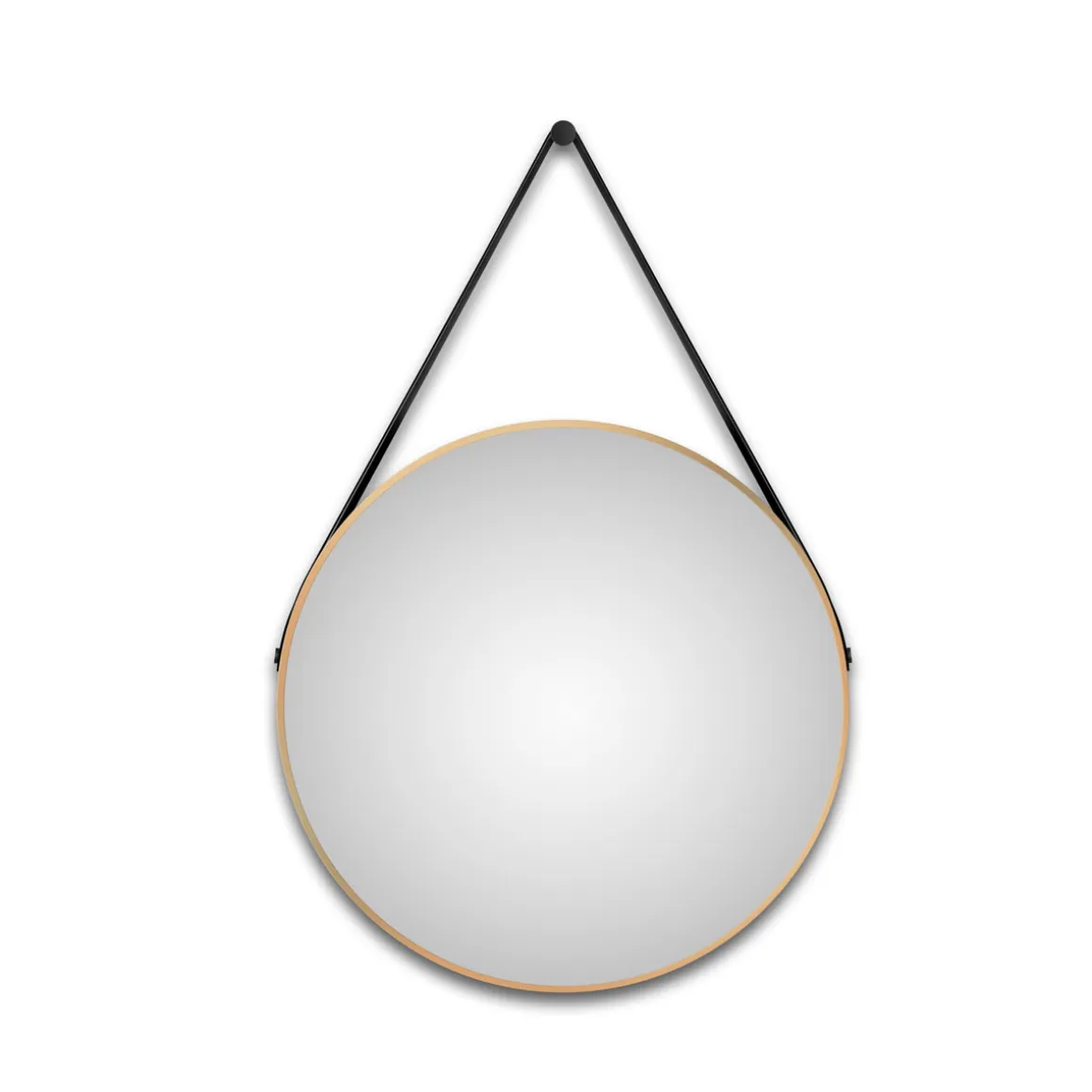 DSK Design LED Lichtspiegel Silver Barbier Gold Dm 80 cm