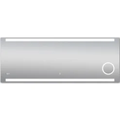 DSK Design LED Lichtspiegel Silver Rey 160 x 60 cm