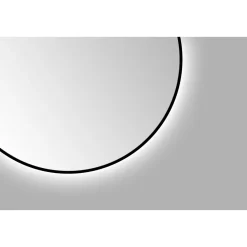DSK Design LED Lichtspiegel Silver Globo Black Dm 120 cm
