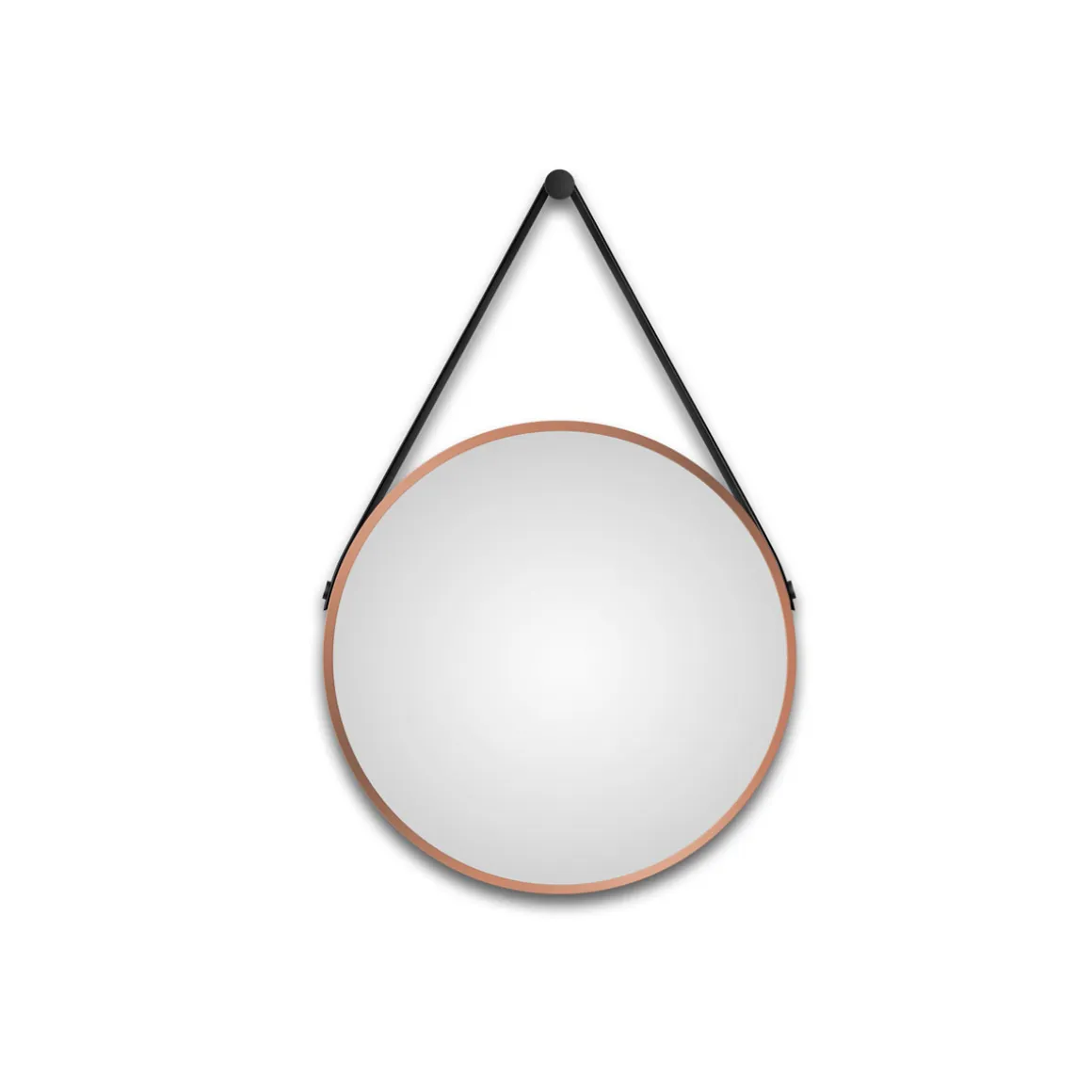 DSK Design LED Lichtspiegel Silver Barbier Copper Dm 50 cm