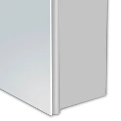 DSK Design LED Spiegelschrank Aluminio Vegas 50 x 60 cm
