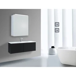 DSK Design LED Spiegelschrank Aluminio Vegas 50 x 60 cm