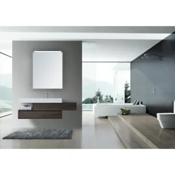 DSK Design LED Spiegelschrank Aluminio Vegas 50 x 60 cm