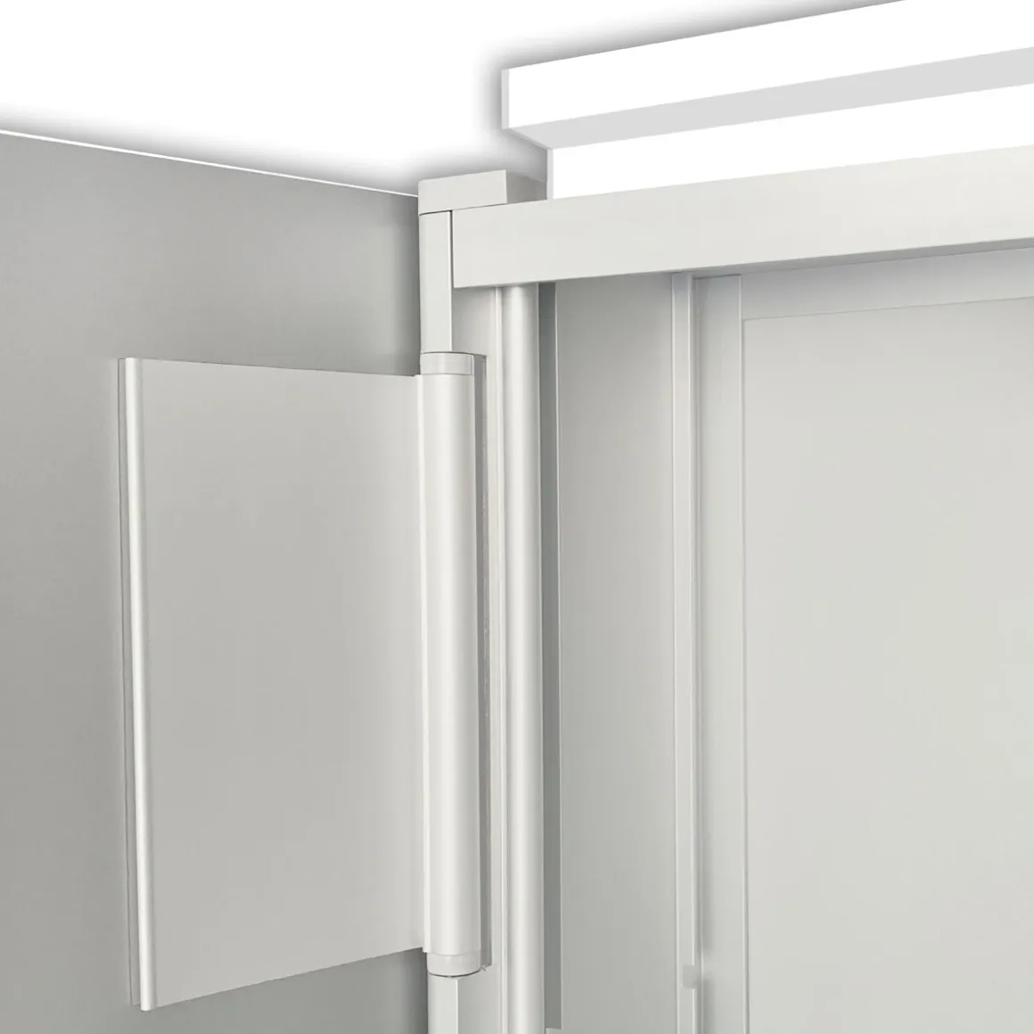 DSK Design LED Spiegelschrank Aluminio Vegas 40 x 60 cm