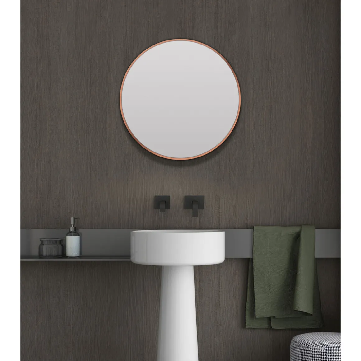 DSK Design Spiegel Copper Excellent Dm 60 cm
