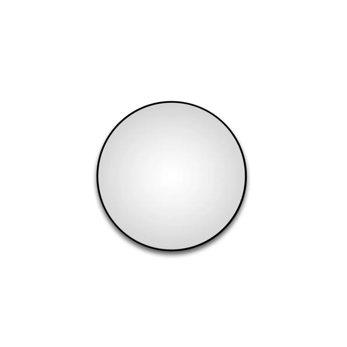 DSK Design Spiegel Silver Globo Black Dm 100 cm