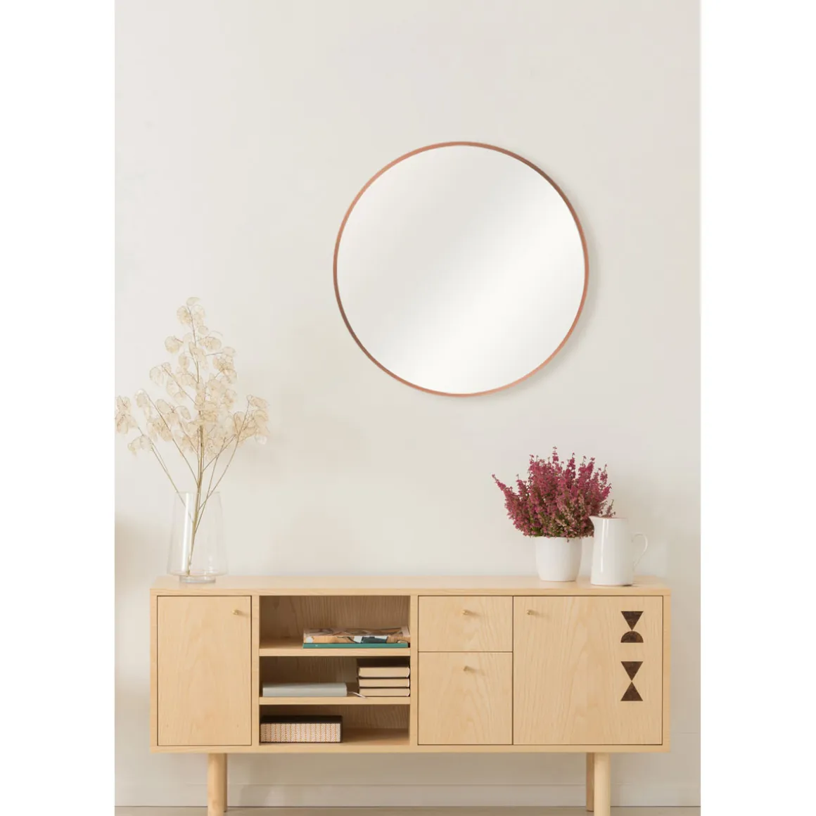 DSK Design Spiegel Silver Coiffeur Copper Dm 50 cm