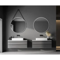 DSK Design Spiegel Silver Coiffeur White Dm 80 cm