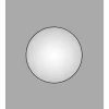 DSK Design Spiegel Silver Globo Black Dm 120 cm