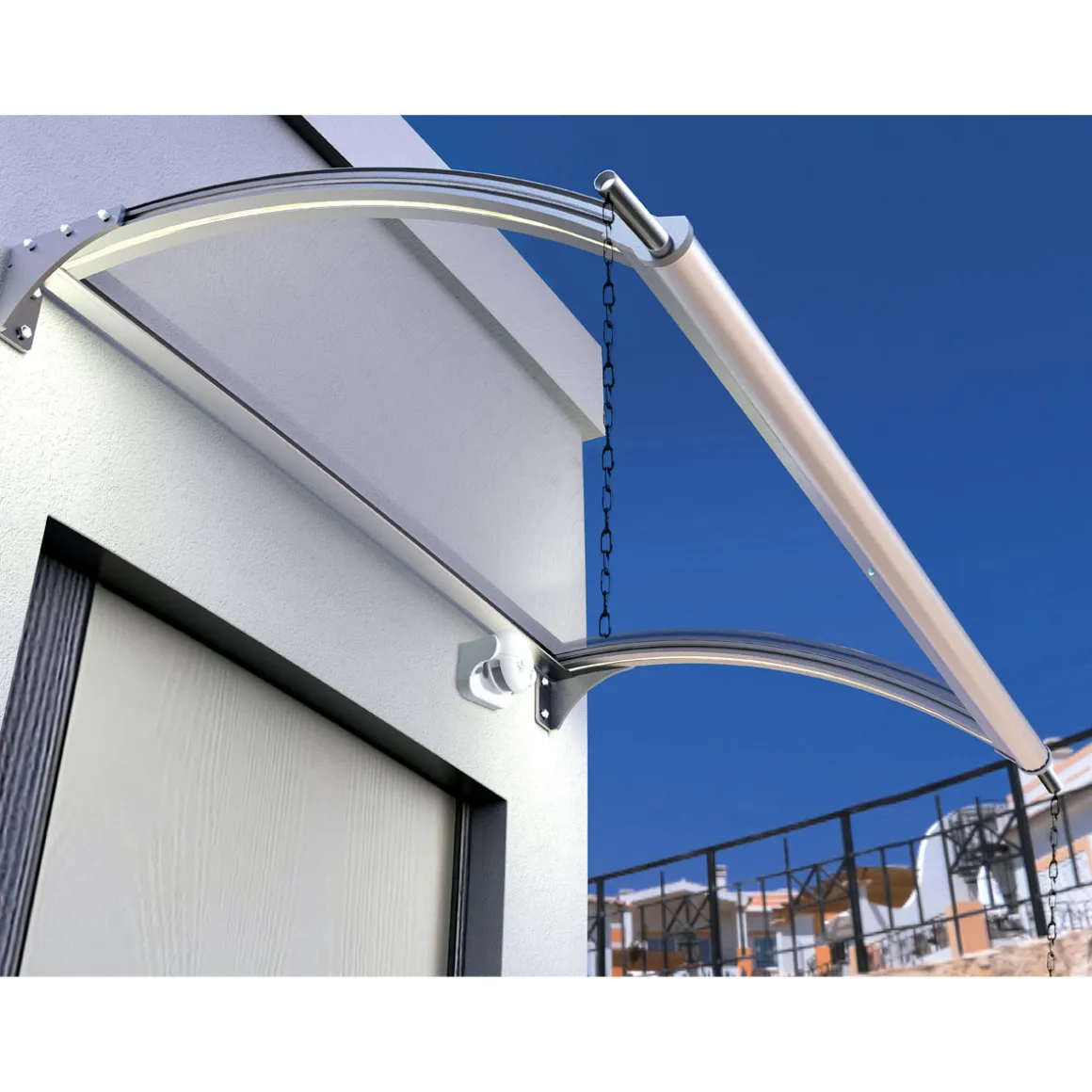 Durabil LED-Vordach 140 x 100 cm