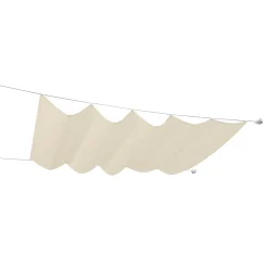 Durabil Seilspann-Markise 330 x 200 cm beige