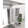 Durabil Seitenblende PT/XL Edelstahl Acrylglas klar 6 mm 55 x 85 x 167 cm