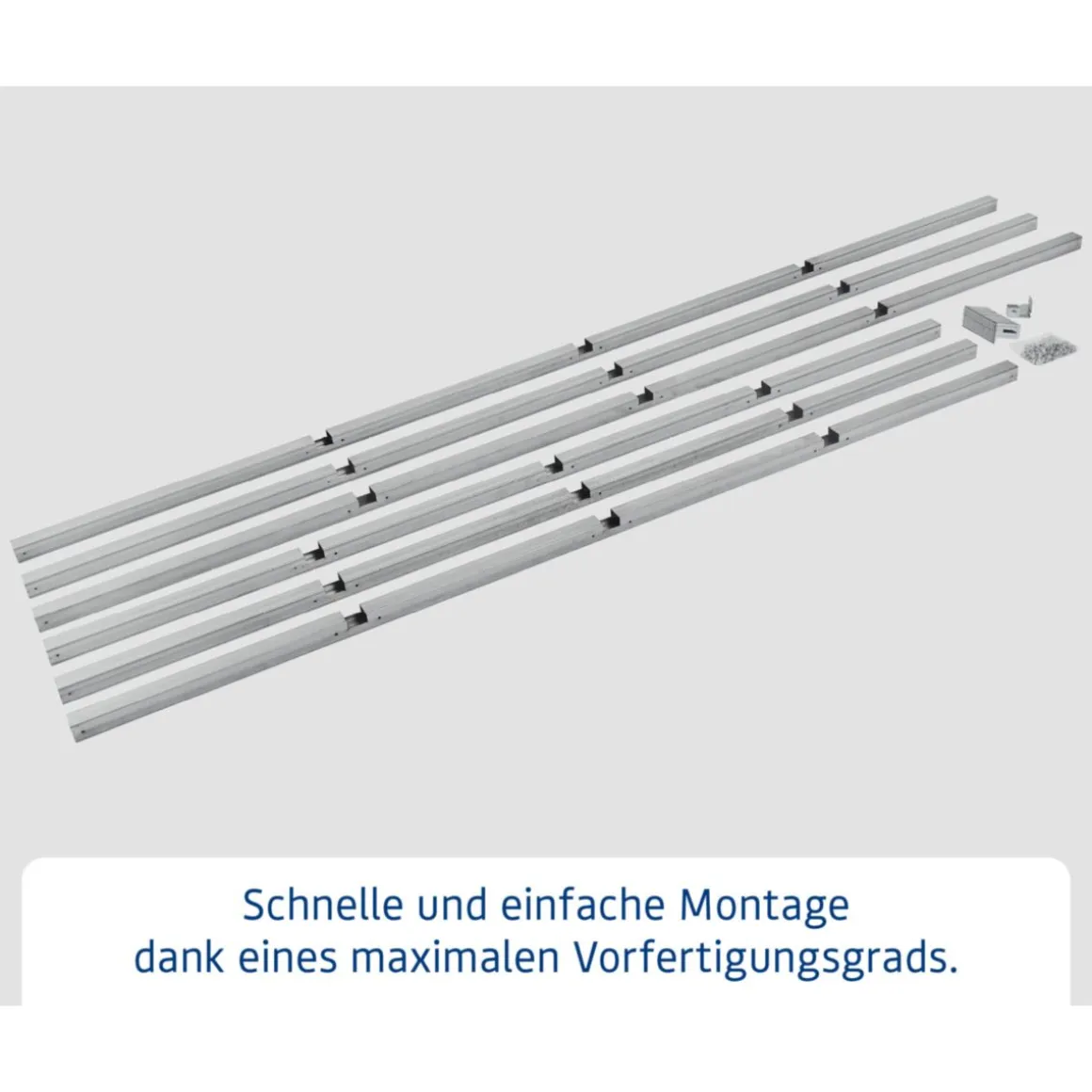 EcoStar Aluminium-Unterkonstruktion für Fußböden GH2 Typ3