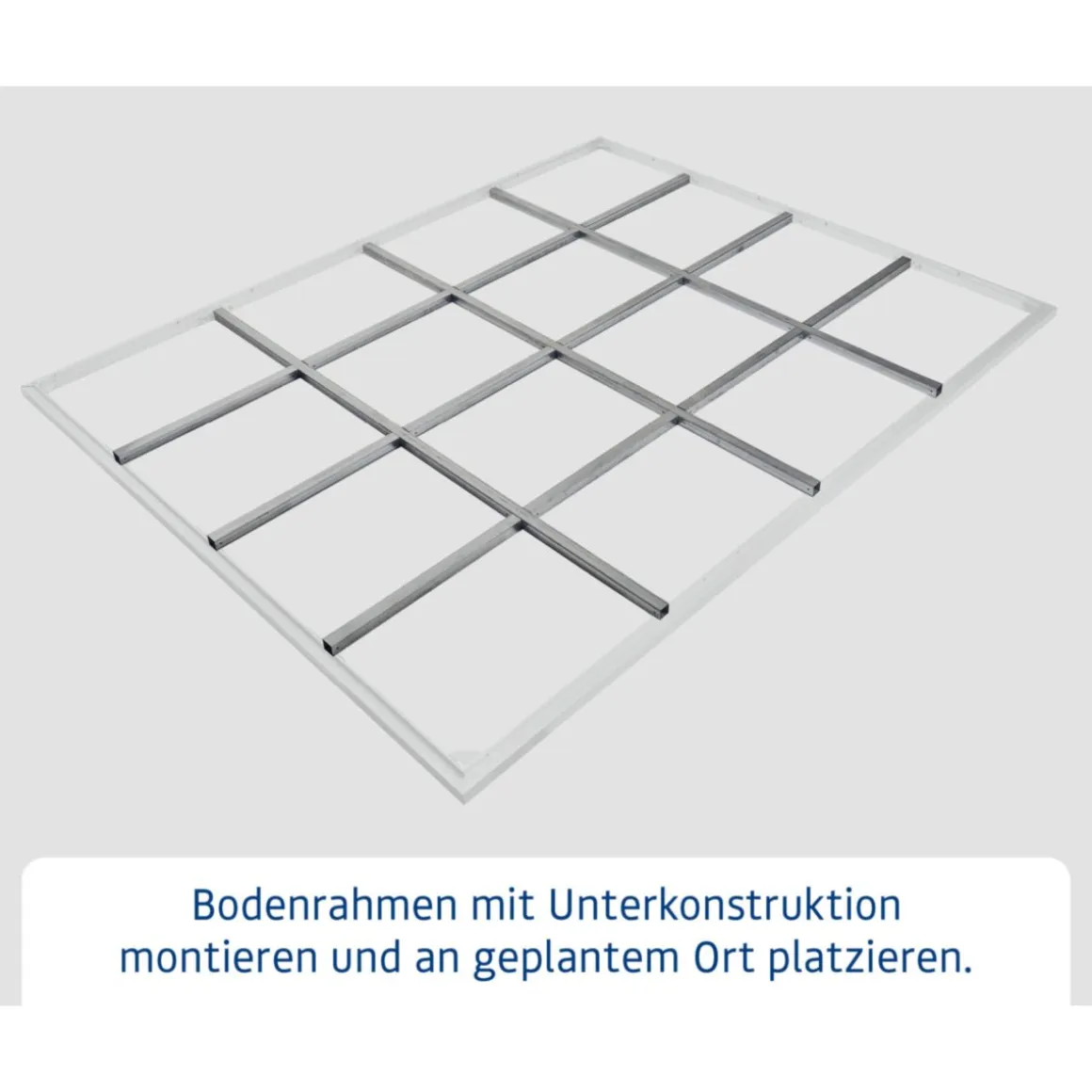 EcoStar Aluminium-Unterkonstruktion für Fußböden GH2 Typ3