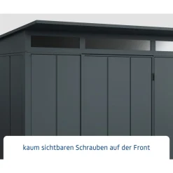 EcoStar Gerätehaus Elegant-PTyp 2RAL7016 1 flg