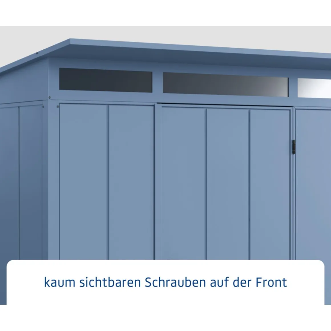 EcoStar Gerätehaus Elegant-PTyp 2RAL5014 1 flg