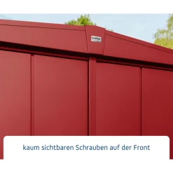 EcoStar Gerätehaus Elegant-STyp 3RAL3004 2 flg
