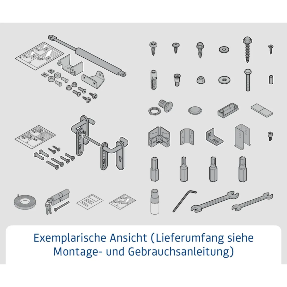 EcoStar Gerätehaus Elegant-STyp 3RAL3004 2 flg