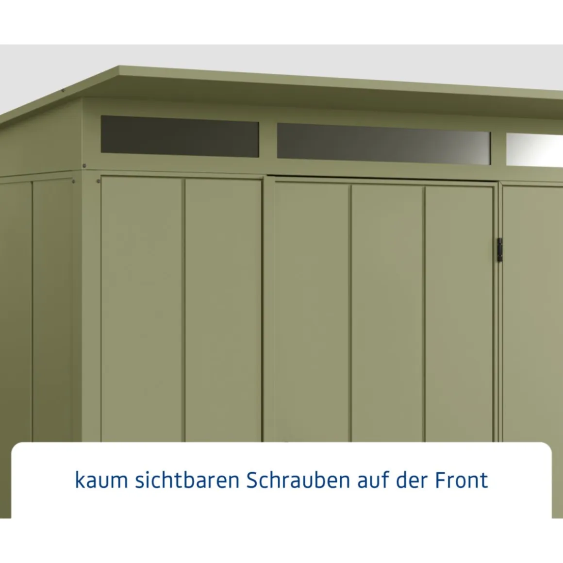 EcoStar Gerätehaus Elegant-PTyp 2RAL6013 1 flg