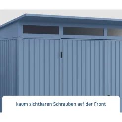 EcoStar Gerätehaus Trend-PTyp 3RAL5014 2 flg