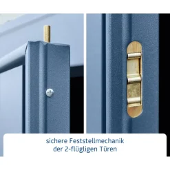 EcoStar Gerätehaus Trend-PTyp 3RAL5014 2 flg